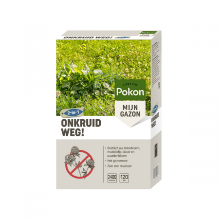 Onkruid weg! 2400 gram 120 m2