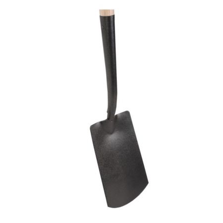 Spade antraciet met hals 76cm steel