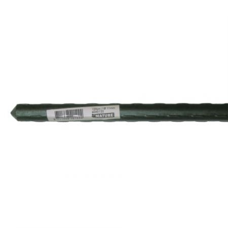 Plantenstok kunststof groen h120 cm x ø11 mm