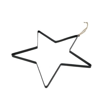 Hang. Star Floral L25.0w25.0 Black