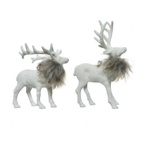 Ornament plc hert wit diverse soorten
