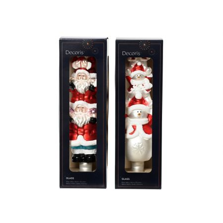 Piek glas d9h31cm diverse soorten