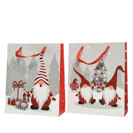 Kadotas papier l16b42h48cm rood diverse soorten