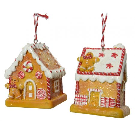 Huis polyresin l6.50b5h7cm multi diverse soorten