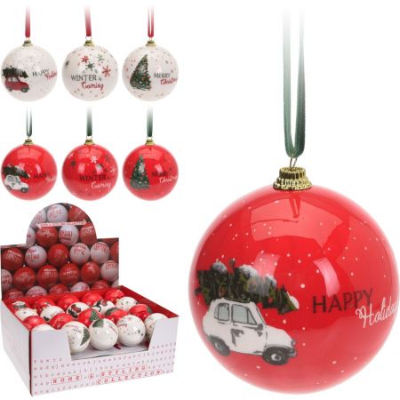 KERSTBAL 75MM 6ASS