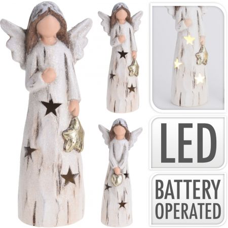 ENGEL MET LED 24CM 2ASS