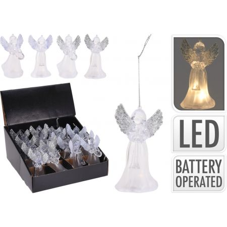 HANGDECO ENGEL LED 11CM 4ASS