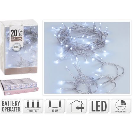 LEDLAMPJES 20STS BO WIT TIMER