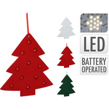 BOOM MET LED HANGDECO 37CM 3AS