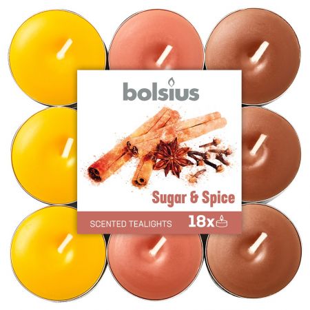 Geurlichten Flatpack Multi 18 stuks Sugar & Spice