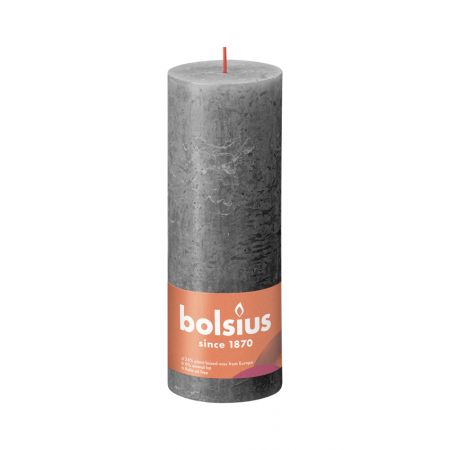 Rustiek stompkaars 190/68 Stormy Grey