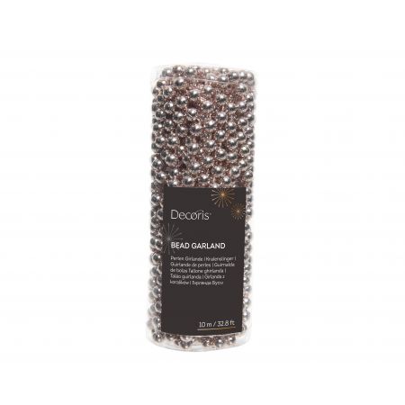 Kralenketting plc d1l1000cm poederroze