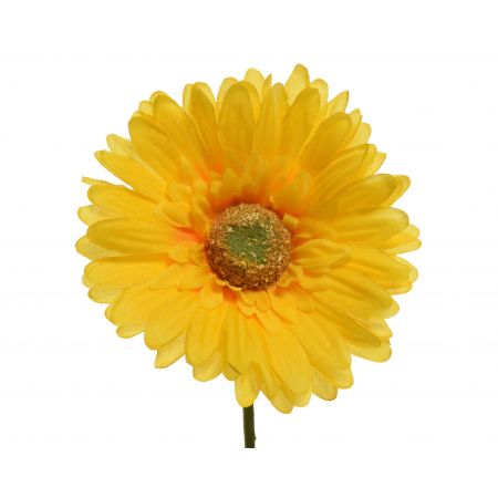 Gerbera polyester geel H.50cm
D.10cm