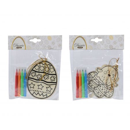 Hanger mdf 2ass naturel L.0.2cm x W.10cm x H.11.5cm