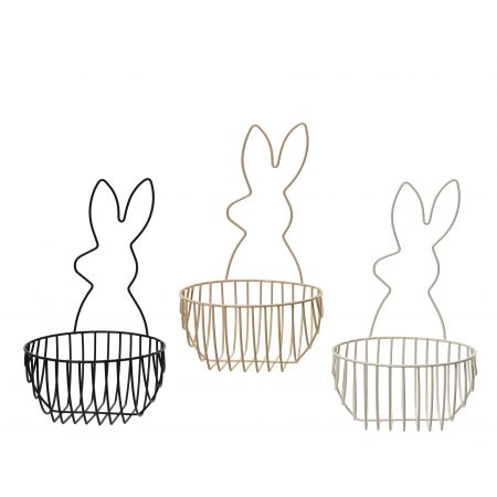 Mand ijzer 3 kleuren assortie H.24.5cm
D.15cm