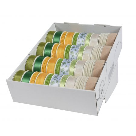 Lint polyester 10ass assortie L.300cm x W.2.5cm x H.0.2cm