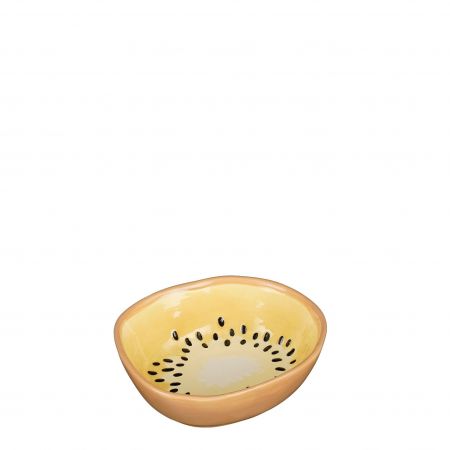 Exotica schaal Kiwi l.groen - l15xb13,5xh5cm
