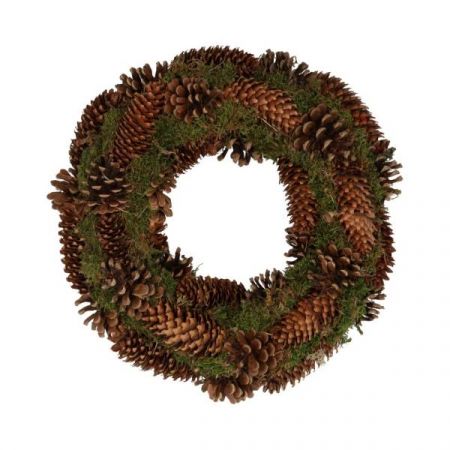 Wreath Spruce Moss D40 Natural