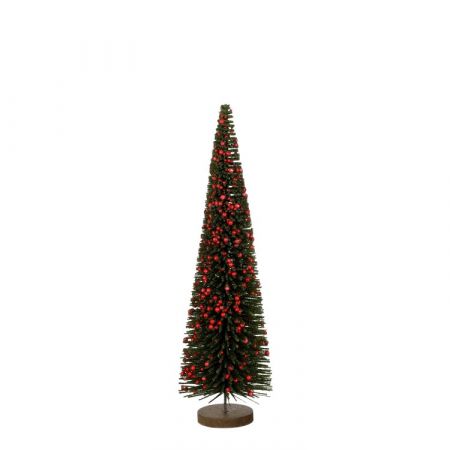 Decoratie boom groen - h48xd14cm