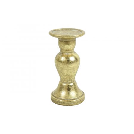 Kandelaar Adolpho S goud L7B7H14,5CM