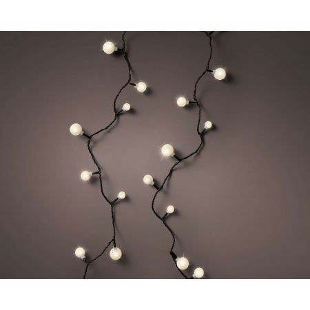 LED cherry lights steady buiten zwart/warm wit L.900cm