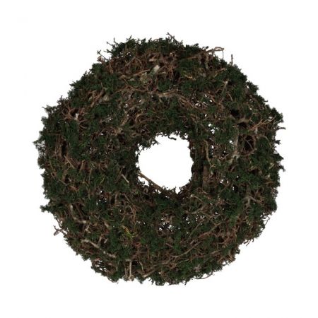 Wreath Bonsai Jumbo H22D50 Dark Green