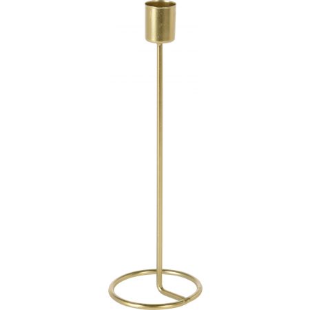 KANDELAAR 255MM GOLD PLATED