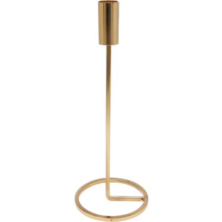 KANDELAAR 25CM GOUD