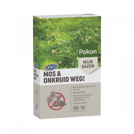 Mos & Onkruid weg 2750 gram voor 50 m2