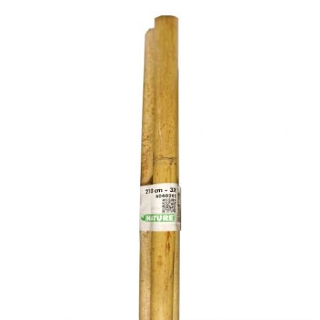 Bamboestok h210 cm (3 stuks)
